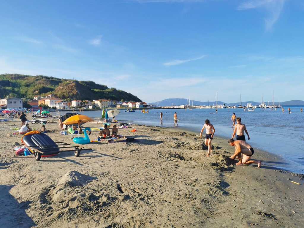 Cres - Sandstrand auf der Insel Susak